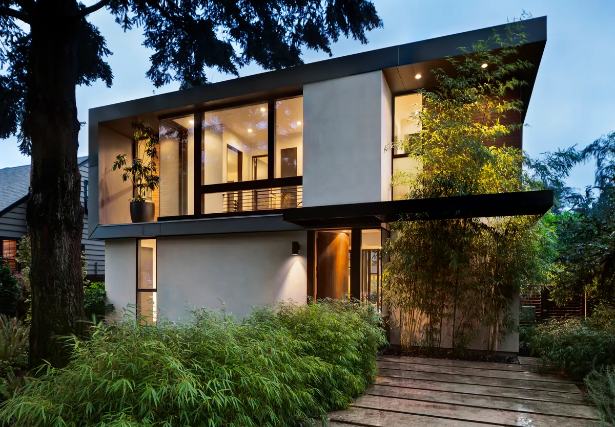 Painted home exterior
