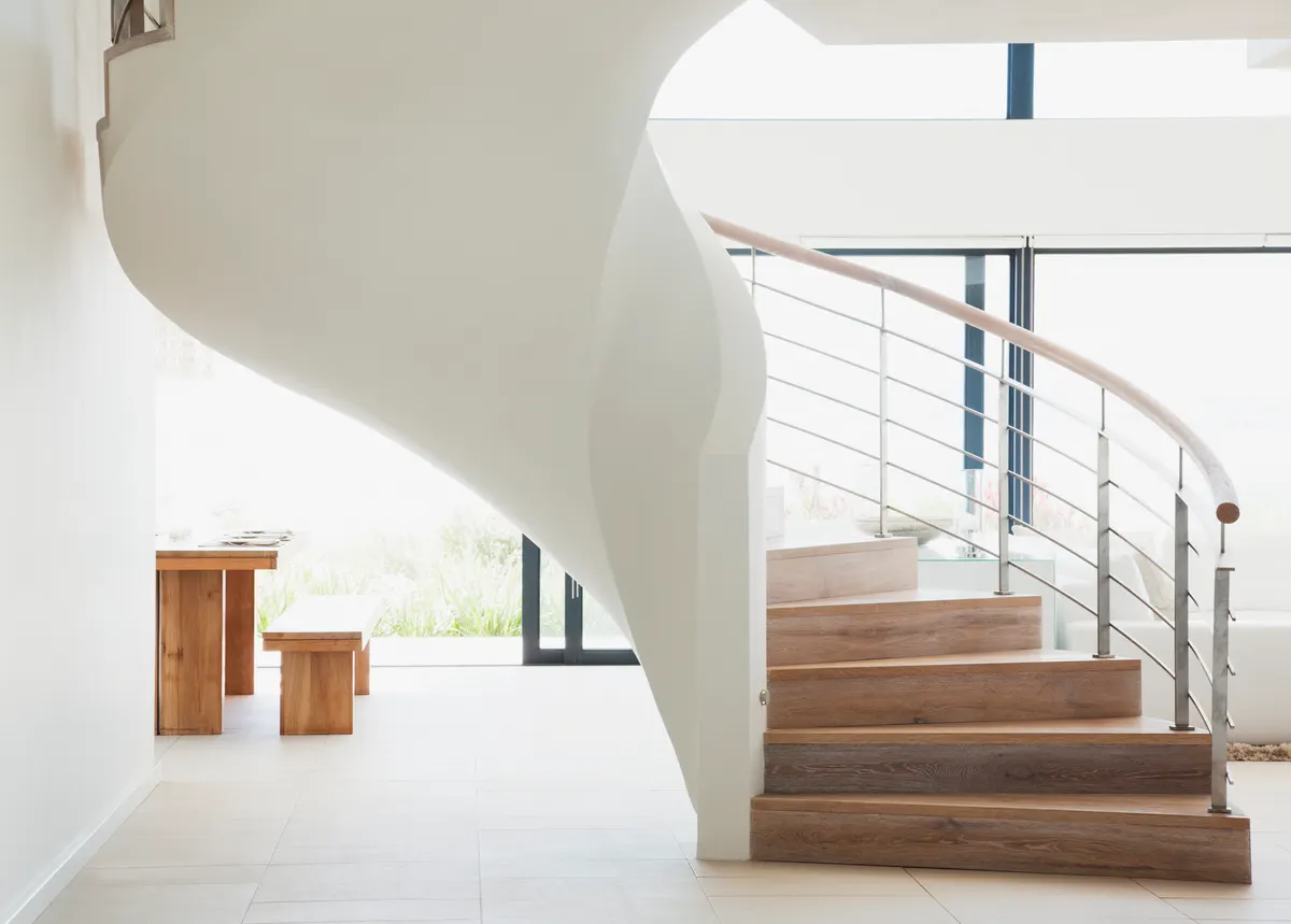 Sculptural staircase
